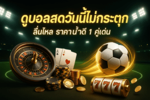 ดูบอลสดวันนี้ไม่กระตุก