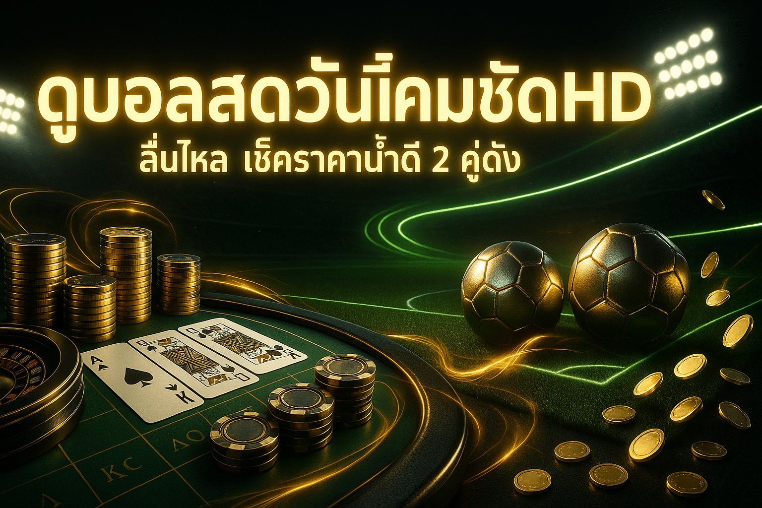 ดูบอลสดวันนี้คมชัดHD