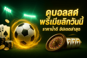 ดูบอลสดพรีเมียร์ลีกวันนี้