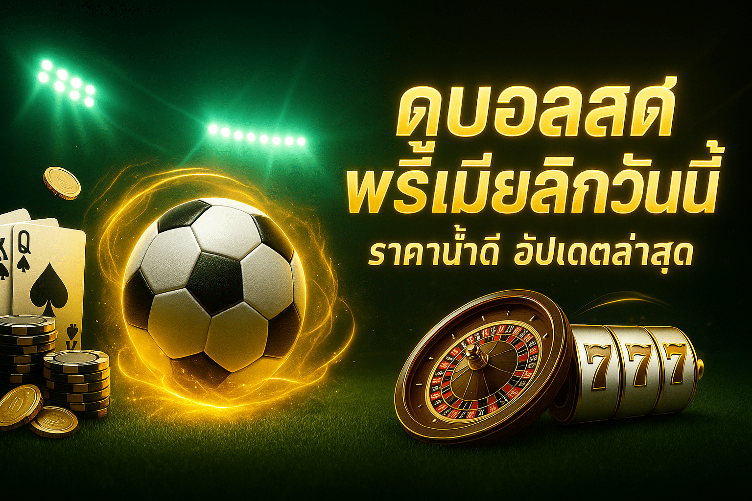 ดูบอลสดพรีเมียร์ลีกวันนี้