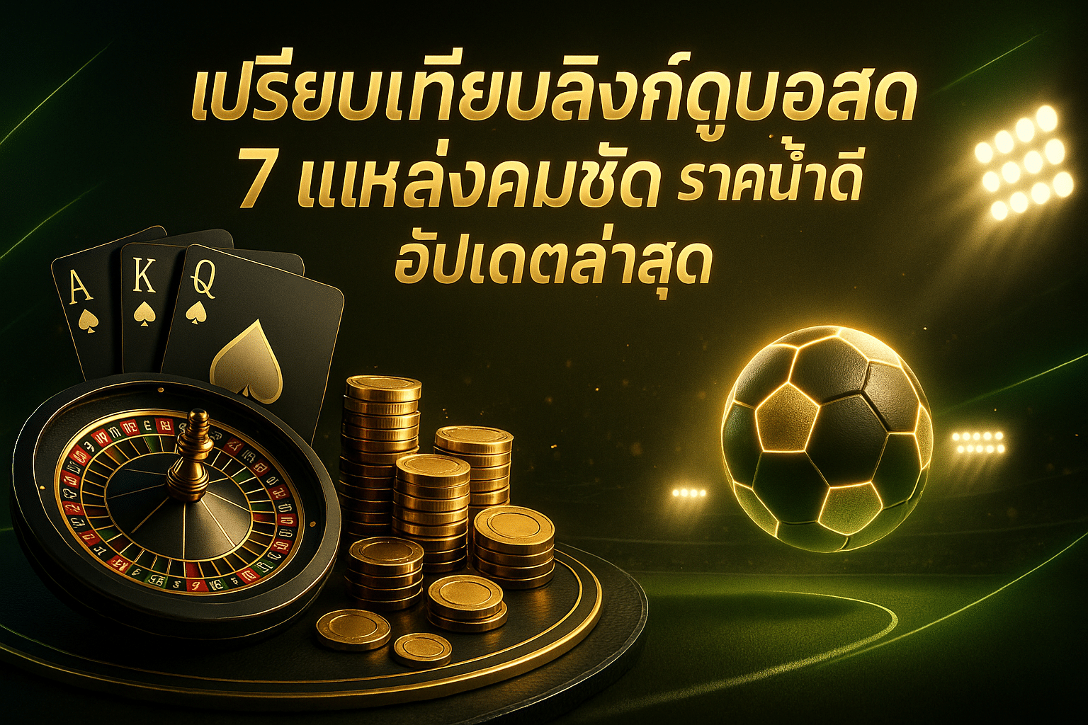 เปรียบเทียบลิงก์ดูบอลสด